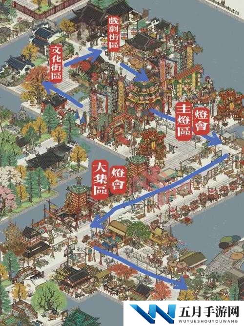 江南百景图上元灯会全攻略,点亮你的古风之旅