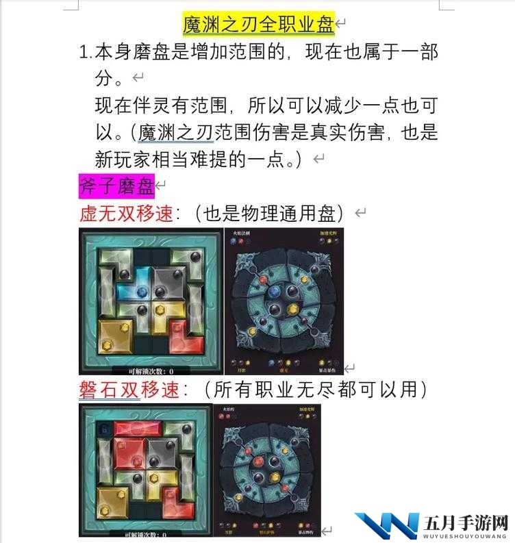 魔渊之刃飞饼流魔盘如何选择？揭秘百暴飞饼玩法终极攻略！
